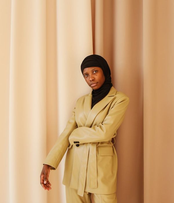 woman professional in elegant business attire with confident expression